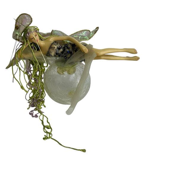 Handmade Bubble Rubber Fairy Christmas Ornament - Picture 2 of 9